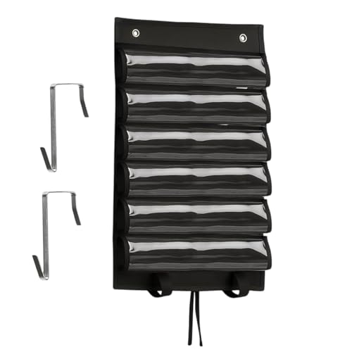 Qzdtue Game Mat Holder, Zubehör Storage Organizer, transparent, Slot Display, 59 x 39 x 15,55 x 0,79 cm, platzsparende Wandhalterung, Familienspielzimmer, Tür für Partys, Geburtstage, Home Play Area von Qzdtue