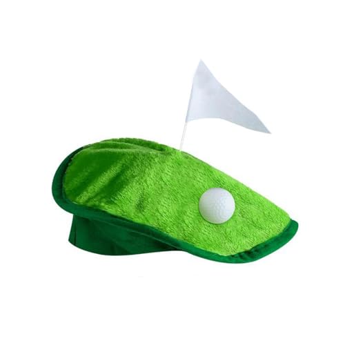 Qzdtue Green Turf Beret Hat, Golf Theme Party Hat, Golf Party Headwear, Novelty Golf Hat, Golf Ball Flag Hat, Golf Rennanzug Hat, Golf Party Zubehör, Golf Kostüm Hut Qzdtue Green Turf Beret Hat, Golf Theme Party Hat, Golf Party Headwear, Novelty Golf Hat, Golf Ball Flag Hat, Golf Rennanzug Hat, Golf Party Zubehör, Golf Kostüm Hut von Qzdtue