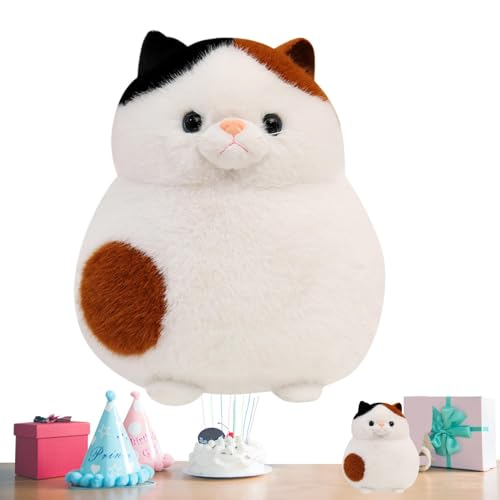 Qzdtue Realistic Cat Plush Pillow Toy, Cat Pillow Doll for Kids Room, Plush Cat Throw Pillow for Living Room, Cuddly Cat Plush Toy, Soft Cartoon Cat Throw Pillow, Decorative Cat Plush Doll Qzdtue Realistic Cat Plush Pillow Toy, Cat Pillow Doll for Kids Room, Plush Cat Throw Pillow for Living Room, Cuddly Cat Plush Toy, Soft Cartoon Cat Throw Pillow, Decorative Cat Plush Doll von Qzdtue