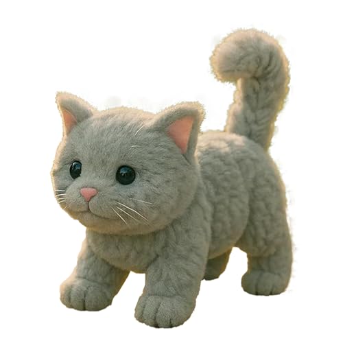 Qzdtue Roboter Cat Plüsch, realistisches Plüsch, interaktives Spielzeug, niedliches Design, weiches Material, gutes Geschenk für Mädchen, , Töchter, Freunde, ideal für Zuhause, Büros Qzdtue Roboter Cat Plüsch, realistisches Plüsch, interaktives Spielzeug, niedliches Design, weiches Material, gutes Geschenk für Mädchen, , Töchter, Freunde, ideal für Zuhause, Büros von Qzdtue