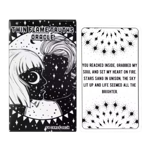 Qzdtue Tarot Deck, tragbares Oracle, Karten-Set, 11,9 x 66,38 cm, Wahrsagenführer, Ritual Tool, kompaktes Einblick und Inspirationsdesign, für Zuhause, Reisen, Kaffeetisch, Herren, Damen Qzdtue Tarot Deck, tragbares Oracle, Karten-Set, 11,9 x 66,38 cm, Wahrsagenführer, Ritual Tool, kompaktes Einblick und Inspirationsdesign, für Zuhause, Reisen, Kaffeetisch, Herren, Damen von Qzdtue