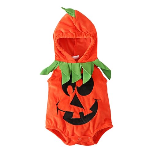 Qzeanxy 2-Teiliges Set Halloween Kostüm Baby - Bequem Halloweenkostüm Niedlich Karnevalskostüm Casual Lässig Freizeit Zweiteilig Kürbiskostüm Baumwolle Faschingskostüm Regular Fit Karneval Babykostüm Qzeanxy 2-Teiliges Set Halloween Kostüm Baby - Bequem Halloweenkostüm Niedlich Karnevalskostüm Casual Lässig Freizeit Zweiteilig Kürbiskostüm Baumwolle Faschingskostüm Regular Fit Karneval Babykostüm von Qzeanxy