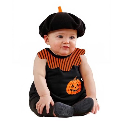 Qzeanxy 2-Teiliges Set Halloween Kostüm Baby - Bequem Halloweenkostüm Niedlich Karnevalskostüm Weich Lässig Freizeit Langärmelig Faschingskostüm Baumwolle Kürbiskostüm Regular Fit Karneval Babykostüm Qzeanxy 2-Teiliges Set Halloween Kostüm Baby - Bequem Halloweenkostüm Niedlich Karnevalskostüm Weich Lässig Freizeit Langärmelig Faschingskostüm Baumwolle Kürbiskostüm Regular Fit Karneval Babykostüm von Qzeanxy