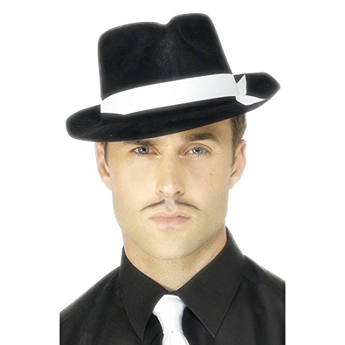 R.H.Smith & Sons Mafia Hut schwarzer Hut Gangsterhut Al Capone Hut Mafiahut R.H.Smith & Sons Mafia Hut schwarzer Hut Gangsterhut Al Capone Hut Mafiahut von NET TOYS