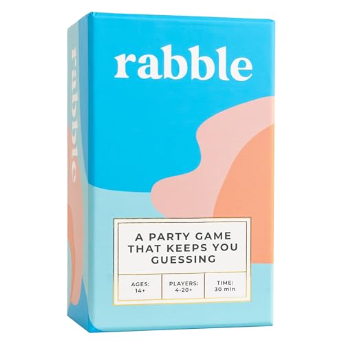 RABBLE - Ein Partyspiel, das Sie erraten lässt | Kartenspiele und Partyspiele für Erwachsene von RABBLE