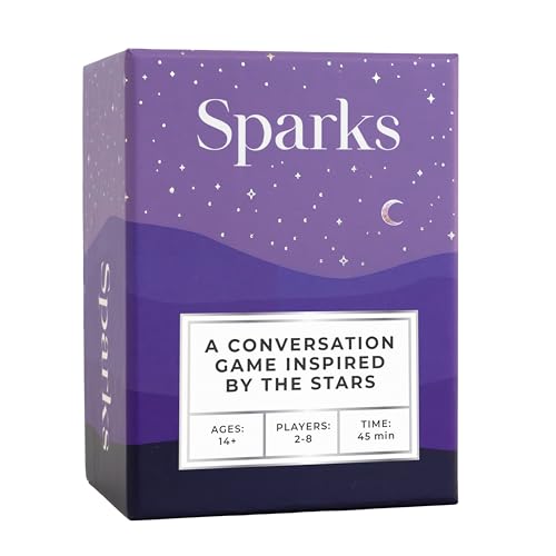 Sparks – ein Gesprächsspiel, inspiriert von späten Nächten unter den Sternen, Kartenspiel und Eisbrecher für Erwachsene Sparks – ein Gesprächsspiel, inspiriert von späten Nächten unter den Sternen, Kartenspiel und Eisbrecher für Erwachsene von RABBLE