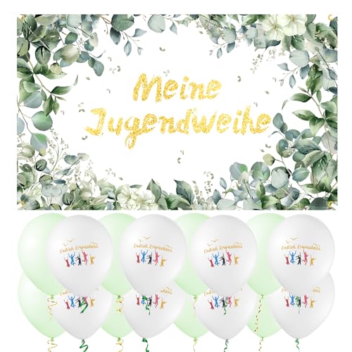 Alles Gute zur Jugendweihe Banner, 180x110cm Jugendweihe Deko Hintergrund Banner,Junge Mädchen Party Dekoration,Jungen und Mädchen Endlich Erwachsen Dekoration Alles Gute zur Jugendweihe Banner, 180x110cm Jugendweihe Deko Hintergrund Banner,Junge Mädchen Party Dekoration,Jungen und Mädchen Endlich Erwachsen Dekoration von RAFIYU