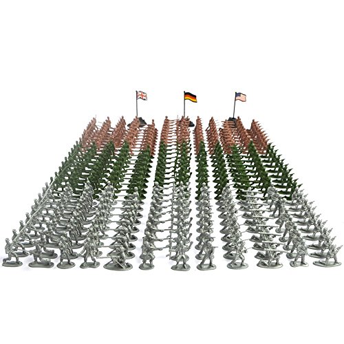 RAINBOW TOYFROG detailreiche Spielzeugsoldaten aus Plastik - 300 Teile - Mini Armee Figuren des Militärs aus Kunststoff für Kinder und Erwachsene - Tolle Spielzeug Zinn Soldaten RAINBOW TOYFROG detailreiche Spielzeugsoldaten aus Plastik - 300 Teile - Mini Armee Figuren des Militärs aus Kunststoff für Kinder und Erwachsene - Tolle Spielzeug Zinn Soldaten von RAINBOW TOYFROG