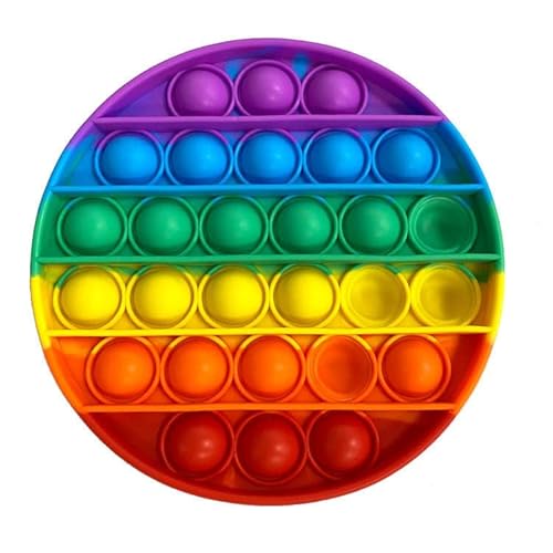 Ranzah Fidget Spielzeug, Anti-Stress-Spielzeug, Push Pop Spielzeug, sensorisches Blasen-Pilz-Spielzeug für Kinder und Erwachsene, Spielzeug (Kreis) von RANZAH