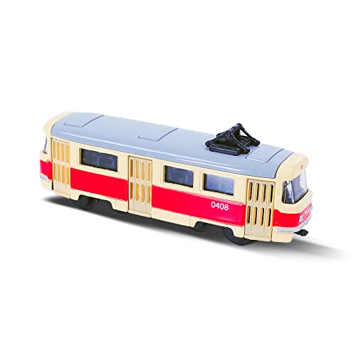 RAPPA Metall Tschechische Retro Straßenbahn Mini 8,5 cm von RAPPA
