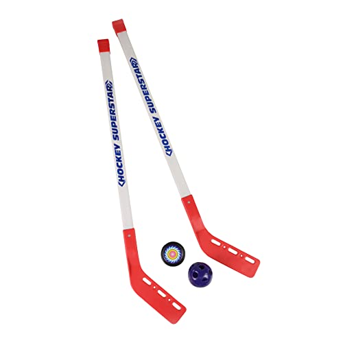 Rappa Hockeyschläger mit Ball und Puck 80 cm Rappa Hockeyschläger mit Ball und Puck 80 cm von RAPPA