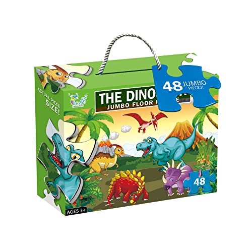 Rappa Puzzle Dinosaurier Maxi 48 Stück 92 x 62 cm von RAPPA