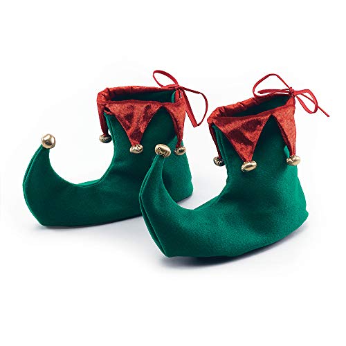 RARA® Erwachsene Deluxe Elf Schuhe Weihnachten Xmas Santa Claus Elf Weihnachten Party Geschenke Lustige Xmas Verkleidung (Elf Schuhe (Deluxe) von RARA