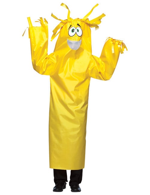 Wacky Wiggler lustiges Monster Kostüm gelb von RASTA IMPOSTA