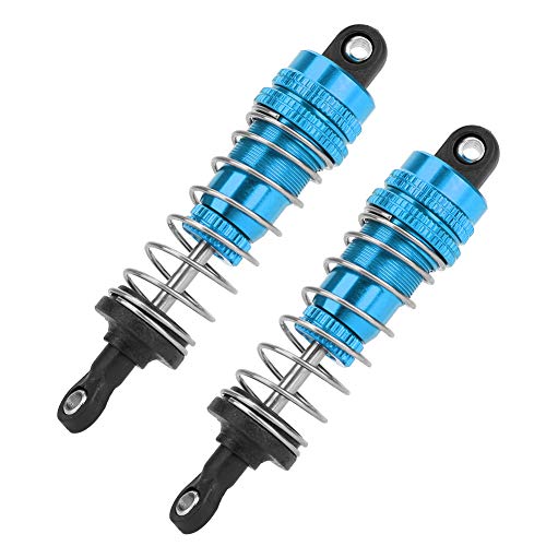 Metallschock -Streben -Dämpfer Leistung für Wltoys 144001 RC -Modell, 2 Pack für RC -Auto -Enthusiasten (Blue) von RASTKY