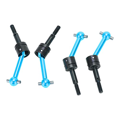 Metalluniversalantriebswelle CVD 70 Mm für TT02 RC -Auto, Verschleißfestigkeit, Packung von 4 (Blue) von RASTKY