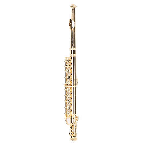 Mini-Goldflötenmodell-Musikinstrument für Heimdekoration, Realistisches Aussehen und Feine Handwerkskunst Mini-Goldflötenmodell-Musikinstrument für Heimdekoration, Realistisches Aussehen und Feine Handwerkskunst von RASTKY