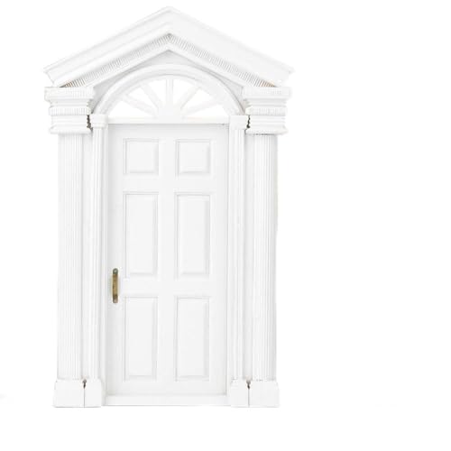 Mini-Puppenhaustür aus Holz, Miniaturmöbel für 1:12 Puppenhausdekoration, Kinderspielzeug von RASTKY