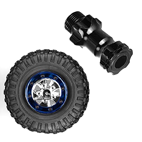 RASTKY 17 Mm Hex Hub -Erweiterungsadapter 8 RC -Modellauto 4pcs Aluminiumrad Abstandshalter Widener Verbesserung der RC Stabilität (Black) von RASTKY