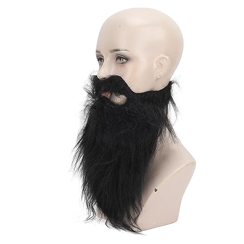 RASTKY 4PCS Gefälschte Bärte, Falsche Bärts -Cosplay, Halloween, Partyaufführungen - Bequem, Langlebig und Leicht zu Tragen Kostümzubehör und Skurrile Transformationen von RASTKY