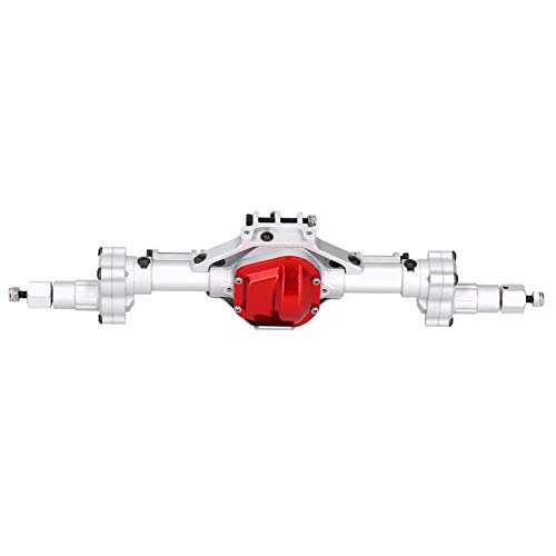 RASTKY Aluminiumlegierung Erhöhte Achse SCX10 EIN und Zwei Generationen RC -Auto - Silber Upgrade Erweitertes Kletter und Bodenfreigabe Accessoire RC Enthusiasten (Backbridge) von RASTKY