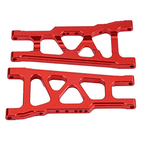 RASTKY Aluminiumlegierung RC Suspensionsarm für Slash 1/10 Skala - Langlebige Ersatzteile (Sla007r rot) von RASTKY