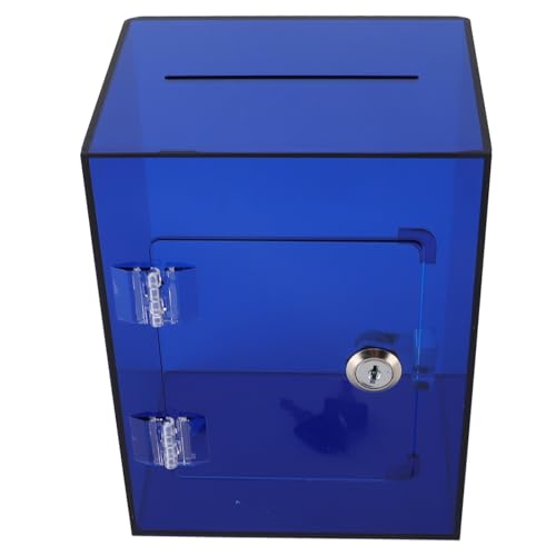 RASTKY Clear Bank für Erwachsene und - Eröffnbares Geld Spart Glas mit Großer Kapazität, Robustem Design und Zwei Schlüssel - für Bargeldeinsparungen Lehrende Finanzgewohnheiten (Stil 2) von RASTKY