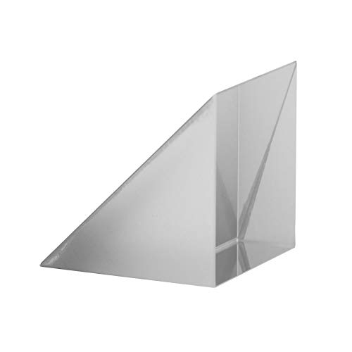 RASTKY K9 Optical Glass Triangular Prism - Lehrwerkzeug und Dekorative - Optische Effekte mit RGB Light Refraktion Bildungswissenschaft Experiment Accessoire Größenmöglichkeiten Verfügbar (15*15*15) von RASTKY