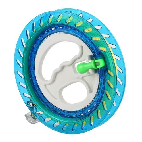 RASTKY Kite Reel Wickler mit Linie + Kite Reel Blue Griff Flying Wickler Tool Outdoor Zubehör mit 200 Meter Linie + -Schnur und Spool RASTKY Kite Reel Wickler mit Linie + Kite Reel Blue Griff Flying Wickler Tool Outdoor Zubehör mit 200 Meter Linie + -Schnur und Spool von RASTKY