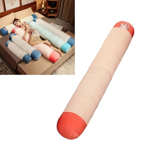 RASTKY Nettes Körperkissen Weiche Bettkissen - Abnehmbares Waschbares Plüschkissen mit Atmungsaktivem Design Schlafen (Kaninchen 85 cm) von RASTKY