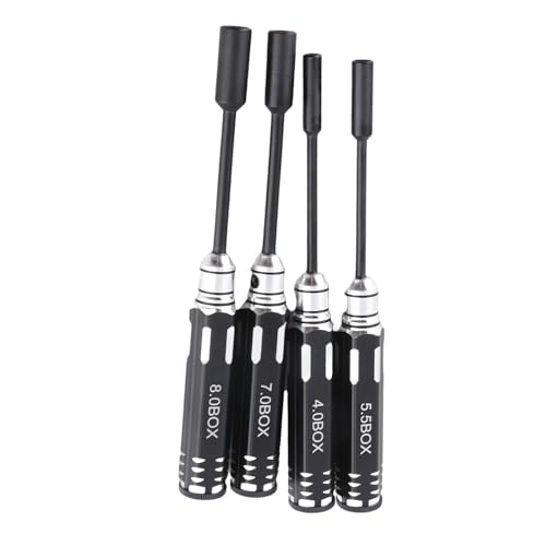 RASTKY RC -Hex -Nuss Treiber Set 4PCS RC Cars Modell Flugzeuge 4,0 Mm, 5,5 Mm, 7,0, 8, Reparaturwerkzeugkit RASTKY RC -Hex -Nuss Treiber Set 4PCS RC Cars Modell Flugzeuge 4,0 Mm, 5,5 Mm, 7,0, 8, Reparaturwerkzeugkit von RASTKY