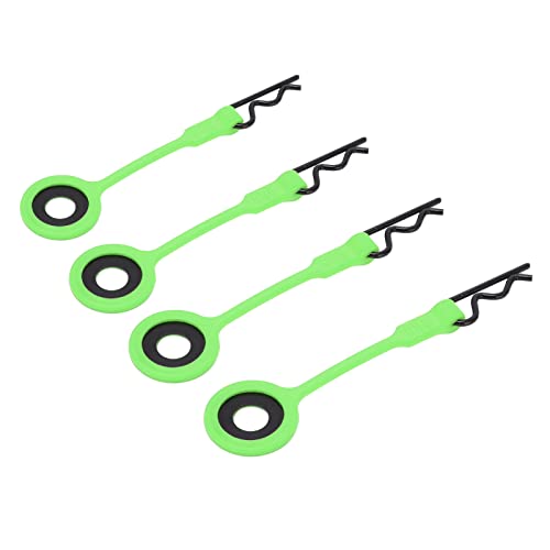 RASTKY RC -Körperclips -Stifte für 1/10 Modellauto RC Karosserie Retainerclips 4pcs (Green) von RASTKY