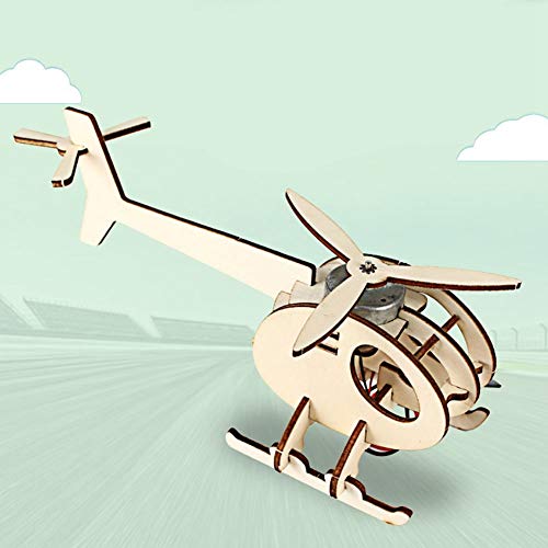 RASTKY Umweltfreundliches Flugzeugspielzeug Holz Solarenergie Flugzeugmodel für - EducationalKinder über 4 Jahre Alt von RASTKY