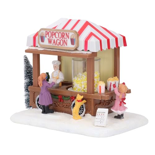 RASTKY Weihnachten Glühende Musikhaus Dining Car Music Box - Dekorative OrnamentTabletop (Popcorn) von RASTKY