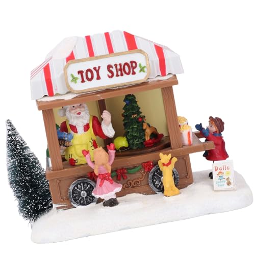 RASTKY Weihnachten Glühende Musikhaus Dining Car Music Box - Dekorative OrnamentTabletop (Weihnachtsbaum) von RASTKY