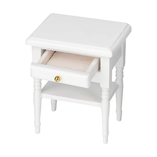 RASTKY Weißes Holztischmodell, Exquisite Arbeitsspielzeugmöbel für Puppenschlafzimmer, Licht und Elegant RASTKY Weißes Holztischmodell, Exquisite Arbeitsspielzeugmöbel für Puppenschlafzimmer, Licht und Elegant von RASTKY