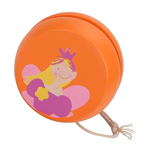 RASTKY Woodentoy Süßes Cartoon Muster Frühschulunterrichtsspielzeug für - EIN Engagierter Bildungsspaß (Orange Prinzessin) von RASTKY