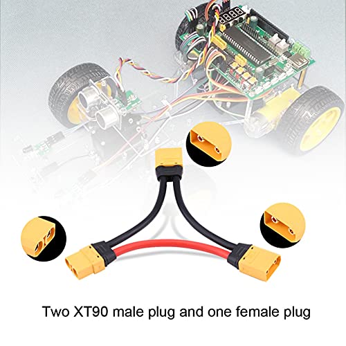 RASTKY XT90 -Steckerkabel 1PC Kunststoff XT90 10AWG -Adapter für RC Zubehör Verbinden Sie Batterien mit ESC RASTKY XT90 -Steckerkabel 1PC Kunststoff XT90 10AWG -Adapter für RC Zubehör Verbinden Sie Batterien mit ESC von RASTKY