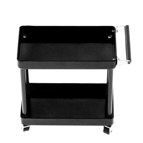 Tools Mobile Workshop Workshop Rolling Cart Tool für RC 1/8 1/10 /12/16 Sale-Metal Model RED KIT (Black) von RASTKY