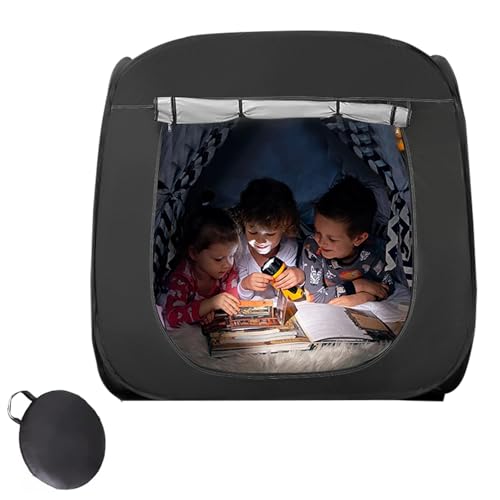 Sensory Tent for Children to Play and Relax,90% Verdunkelung Mit Aufbewahrungsbeutel.,SPD,Angst,Unaufmerksamkeit Hilft,Für Autistische Kinder,Erwachsene Zu Entspannen,Zuhause Oder Schule(Quadratisch) von RATSTONE