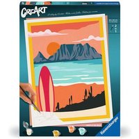 RAVENSBURGER 23898 CreArt - Malen nach Zahlen Sonnenuntergang am Strand von RAVENSBURGER CreArt