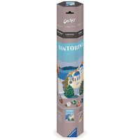 RAVENSBURGER 23906 CreArt Malen nach Zahlen Leinwand Farbenfrohes Santorini von RAVENSBURGER CreArt