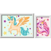 RAVENSBURGER 25877 CreArt Kinder Neon Atelier Einhorn von RAVENSBURGER CreArt