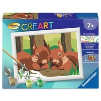 RAVENSBURGER 25882 CreArt Kinder Kuschelnde Eichhörnchen von RAVENSBURGER CreArt