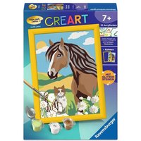 RAVENSBURGER 25886 CreArt Kinder Pferd und Kätzchen von RAVENSBURGER CreArt