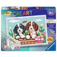 RAVENSBURGER 25890 CreArt Kinder Hunde im Körbchen von RAVENSBURGER CreArt