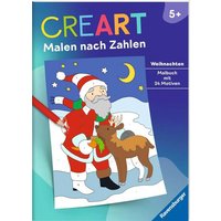 RAVENSBURGER 48864 CreArt Malen nach Zahlen ab 5: Weihnachten von RAVENSBURGER CreArt
