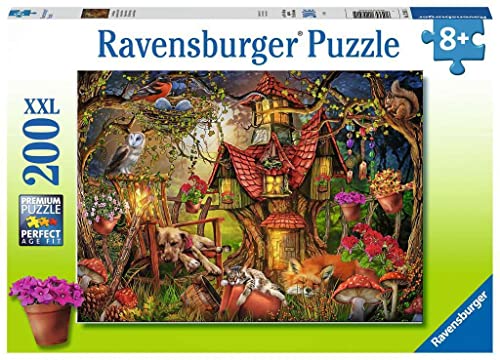 Ravensburger Kinderpuzzle - 12951 Das Waldhaus - Puzzle für Kinder ab 8 Jahren, mit 200 Teilen im XXL-Format von Ravensburger