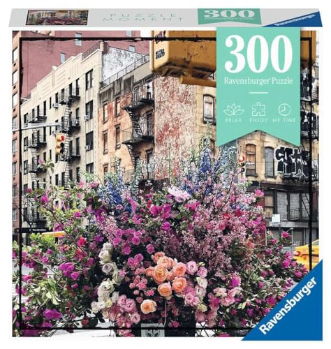 Ravensburger Puzzle Moment 12964 Flowers in New York - 300 Teile Puzzle für Erwachsene und Kinder ab 8 Jahren Ravensburger Puzzle Moment 12964 Flowers in New York - 300 Teile Puzzle für Erwachsene und Kinder ab 8 Jahren von Ravensburger
