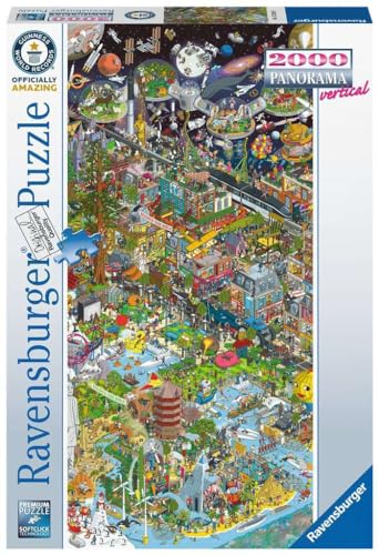 Ravensburger Puzzle 17319 - Guinness World Records - 2000 Teile Panorama Puzzle für Erwachsene und Kinder ab 14 Jahren von Ravensburger